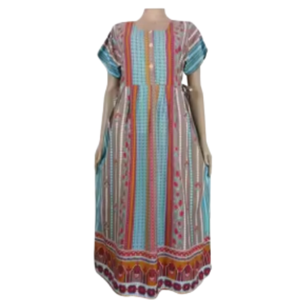 Robe de nuit d'été Chibi pour femmes robe de nuit longue respirante douce avec fermeture à la taille élastique Style simple grande taille en vente - Product Image 6