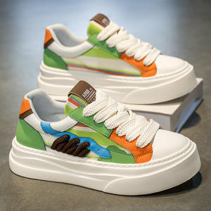 Zapatillas de Moda Bajas para Hombre, Verano 2025, con Plataforma, para Estudiantes, Deportivas, para Caminar, con Amortiguación de Malla y Aire, Suaves - Product Image 4