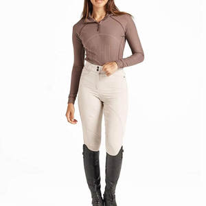 Camisas Ecuestres de Alta Calidad y Ajuste Cómodo al por Mayor, Talla Personalizada, Ligeras, de Secado Rápido, Transpirables, de Spandex para Mujer - Product Image 1