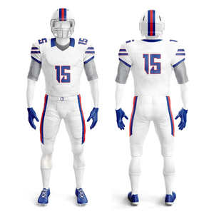 Ventes en gros de maillots de football américain pour hommes de haute qualité, broderie par sublimation, maillot de rugby américain brodé - Product Image 2