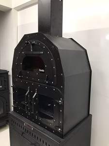 เตาอบสวนและเตาบาร์บีคิว DORELLO รุ่นโมเดิร์น ทำจากโลหะและไม้ พร้อมรีโมทคอนโทรล และดีไซน์รักษ์โลก - Product Image 3