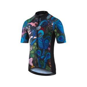 Maillot de ciclismo para hombre, camiseta de manga corta transpirable de secado rápido para bicicleta, camiseta de bicicleta de montaña y carretera que absorbe la humedad - Product Image 5