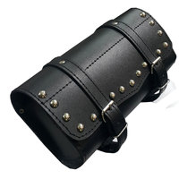 HMB-3025C Sacoche à outils en cuir personnalisable pour moto avec pochette pour fourche, sacoche de selle et sacoche latérale en aluminium pour la modification/amélioration
