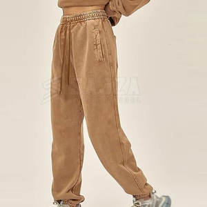 Venta al por mayor ropa deportiva peso ligero lavado ácido Joggers Uso de invierno a prueba de viento hombres lavado ácido Joggers para la venta en línea - Product Image 3