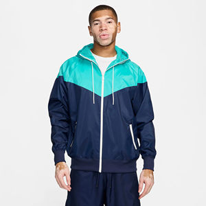 Ensemble de jogging en nylon personnalisé Veste zippée pour hommes Broderie Style sportif Col montant Veste en nylon pour exercices d'extérieur et printemps - Product Image 3