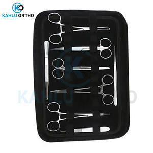 KAHLU ORTHOPEDIC Kit de instrumentos quirúrgicos veterinarios de acero inoxidable de 17 piezas Precio al por mayor Reutilizable para diagnóstico - Product Image 3