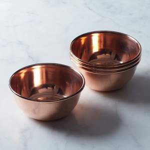 Cuenco para servir frutas pulido de cobre y aluminio recién llegado para el hogar y el hotel, frutas de mesa y uso para servir ensaladas - Product Image 1