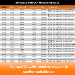 Masuma ปะเก็นฝาครอบวาล์วเครื่องยนต์ GC-1020 11213-20030ปะเก็นฝาสูบสำหรับ Lexus Toyota HARRIER Highlander - Product Image 3