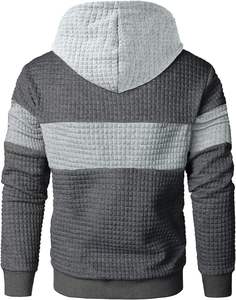 2025 hombres Casual moda Joker sublimación pulóver Sudadera con capucha mejor calidad divertido de gran tamaño transpirable diseño sólido patrón OEM - Product Image 3