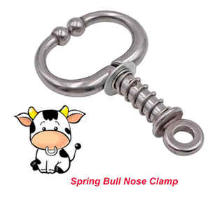 Support de nez de taureau avec chaîne Cattel Animal Equipment Meilleure qualité New Vaternaty Bull Nose Clamps Factory Direct Supply - Product Image 1