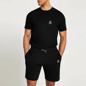 Men's Summer Hip Hop Casual Sports Track Sweat suit Plain Print 3D Pattern T Shirt <b>Short</b> Set Athletic Sports Style - Product Image 6