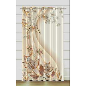 ผ้าม่านหน้าต่างลายดอกไม้พิมพ์ดิจิตอลหรูหราม่านทึบแสงสำหรับตกแต่งโรงงาน - Product Image 3