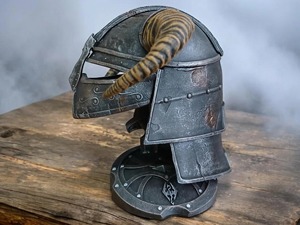 หมวกนักรบไวกิ้งยุคกลางแบบ DIY พร้อมซับในหนัง อุปกรณ์เสริมชุดกรีกสำหรับใส่คู่มีด รับผลิตตามแบบ OEM - Product Image 6