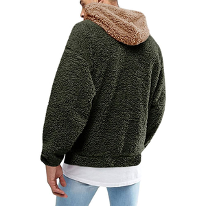 Vêtements de rue de haute qualité pulls en gros sweat à capuche Sherpa | Hoodies hommes, sweats à capuche pour hommes 100% coton mélangé à manches longues - Product Image 3
