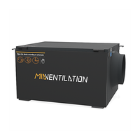Système HRV/ERV haute capacité 2700m/h pour usage extérieur en milieu hospitalier, filtration HEPA H13, purificateur d'air électrostatique lavable, plafond