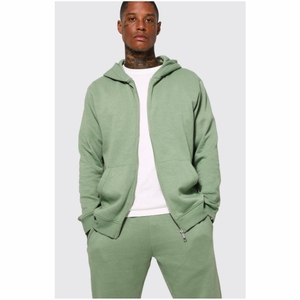 Trajes Deportivos Personalizados para Hombre, 70% Algodón, 30% Poliéster, Transpirables, Diseño 2 en 1, con Capucha, Estampado Sólido - Product Image 4