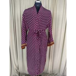 Silky Soft Men's Kimono <b>Robe</b> Elegant Classic Sustainable Vintage <b>Beach</b> Lounge Wear Timeless Comfy House <b>Robe</b> Perfect As Gift - Product Image 2