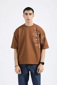 Camisetas de Manga Corta 100% Algodón con Logotipo Personalizado al por Mayor, Camisetas Extra Grandes, Sólidas, de Corte Cuadrado, Ecológicas para Hombre - Product Image 2