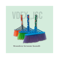 Manche de balai en bois rétractable en PVC de haute qualité, accessoire de nettoyage domestique durable de haute qualité du fournisseur vietnamien