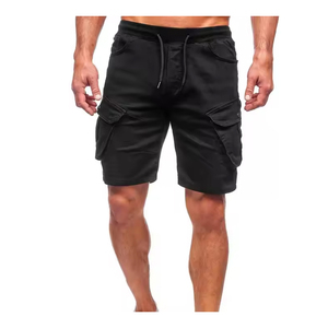 Pantalones cortos de carga resistentes para exteriores de algodón 100% para hombre, cómodos y duraderos con función antiarrugas para senderismo, Camping, ropa informal - Product Image 1
