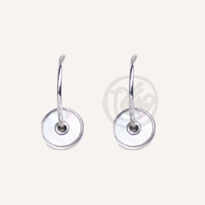Pendientes Circulares Minimalistas de Acero Inoxidable YFB E228 P, Joyería de Moda - Product Image 1