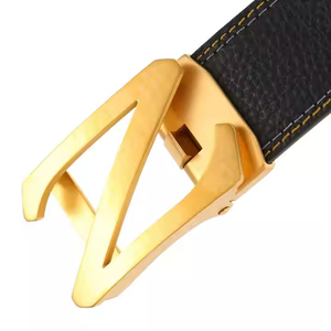 Cinturón de Cuero Vacuno Genuino Clásico Vintage 2025 para Hombre, Hebilla de Acero de Alta Gama, Personalizable, Alta Calidad - Product Image 2