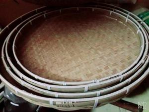 Panier de vannage en bambou 100% naturel fabriqué à la main pour une décoration élégante - Product Image 3