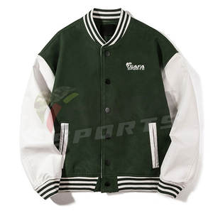 Veste de baseball longue en satin chenille 4XL de haute qualité pour hommes, respirante, design universitaire, tissu polaire d'hiver, état neuf - Product Image 1