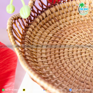 งานฝีมือที่ไม่ตกยุค: ถาดหวายสานด้วยมือส่งออกคุณภาพสูงจากเวียดนาม - Product Image 5