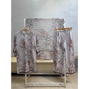 Costume décontracté en coton 3 pièces pour homme, printemps-été, SL00250 - Product Image 4