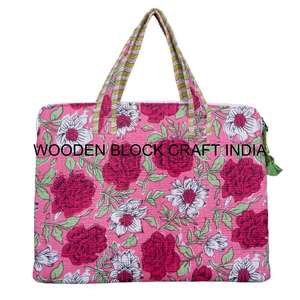 Sac à dos pour ordinateur portable en coton imprimé numérique, grand, matelassé, sac à main pour ordinateur portable, sac à main pour documents, sac à main de voyage pour ordinateur portable - Product Image 6