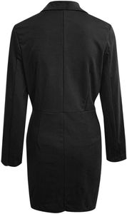 2025 meilleures ventes robes d'affaires pour femmes robes de haute qualité vêtements pour femmes couleur unie bureau dame carrière robe avec ceinture - Product Image 5