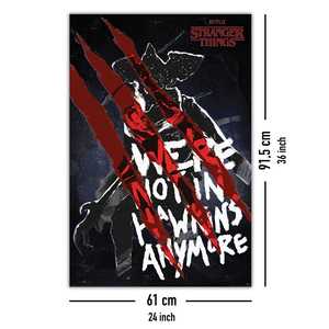 Affiche murale moderne Stranger Things 4 : Design non inspiré de Hawkins - Product Image 2