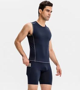 Livraison DDP prix d'usine en gros hommes Gym Shorts de course collants de Compression haute élastique Fitness hommes Sport ShortsDDP expédition - Product Image 5