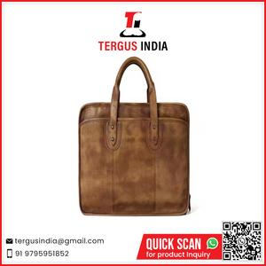 Indian Manufacturer of <b>Leather</b> Satchel <b>Bags</b> Genuine <b>Leather</b> <b>Laptop</b> <b>Bag</b> Men for Daily Use - Product Image 2