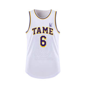 Camiseta de Baloncesto sin Mangas de Poliéster 100% Transpirable de Alta Calidad con Logotipo Personalizado, Servicio OEM de Marca Privada - Product Image 2