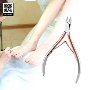 Pince à cuticules incurvée professionnelle en acier inoxydable, éliminateur de peaux mortes, coupe-ongles incarnés, outils de manucure et de pédicure pour les doigts - Product Image 5