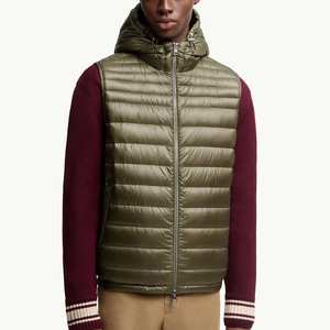 Chaleco Acolchado de Lona Personalizado de Alta Calidad, Premium, Informal, Aislante, Impermeable, Cortavientos, con Capucha, de Poliéster/Nailon - Product Image 4