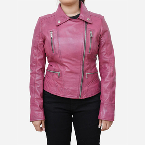 Premium nueva moda de invierno 2025 chaqueta de cuero genuino para mujer relleno de algodón transpirable de alta calidad - Product Image 6