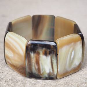 Joyería de mujer suministro al por mayor pulseras de cuerno natural venta rápida pulsera hecha a mano brazalete - Product Image 6