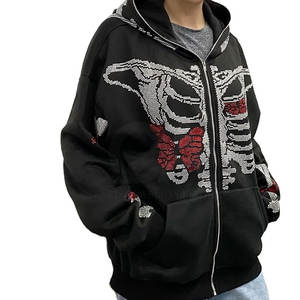 Sudadera Personalizada al por Mayor con Letras y Logotipos de Pedrería, Sudadera de Cristal Personalizada Hecha en Pakistán - Product Image 5