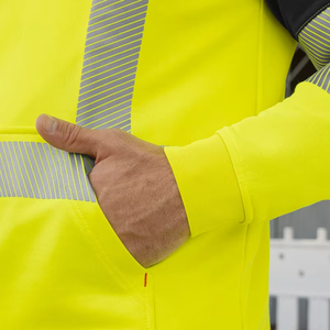 OEM Venta al por mayor de fábrica de suministro de alta visibilidad de seguridad ropa de trabajo de seguridad de construcción chaqueta de trabajo reflectante para hombres - Product Image 4