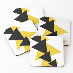 Article de vente chaud boisson de noël rond et carré bois et résine sous-verre pour boisson thé café accessoires de cuisine napperon tapis de table - Product Image 5