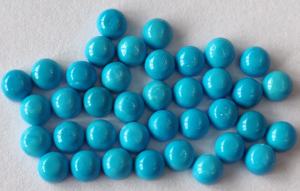 อะริโซนาธรรมชาติสีเทอร์ควอยซ์ทรงกลมพลอยสีเทอร์ควอยซ์สีเทอร์ควอยซ์ทรงหลวมขนาด5มม. - Product Image 4