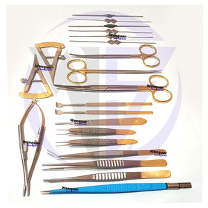 ชุดอุปกรณ์ผ่าตัดทำจากสเตนเลสสตีลสำหรับศัลยกรรมตกแต่งเปลือกตาและศัลยกรรมพลาสติก - Product Image 5