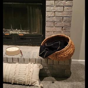 Cesta de Mimbre de Jacinto de Agua con Asas, Cesta de Almacenamiento Hecha a Mano, Ecológica, Hecha en Vietnam - Product Image 4