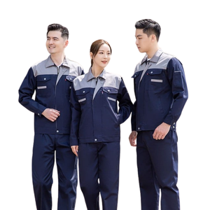 TOP SELLING <b>work</b> <b>clothes</b> set <b>construction</b> site uniform worker with fam domestic new style long/short sleeves OEM/ODM/Free sample - Product Image 4