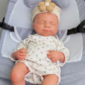 20 inch gesloten ogen PASCALE siliconen pasgeboren babypop open mond volledig siliconen lichaam zachte aanraking collectie speelgoed poppen - Product Image 2