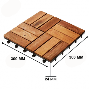 Venta caliente Azulejos de suelo de madera de acacia de Grado Superior Suave Mejor calidad Antideslizante Impermeable para uso moderno en interiores y exteriores - Product Image 2