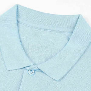 Venta al por mayor 100% algodón hombres para Polo camiseta nuevo diseño con logotipo personalizado patrón sólido tejido de punto - Product Image 5